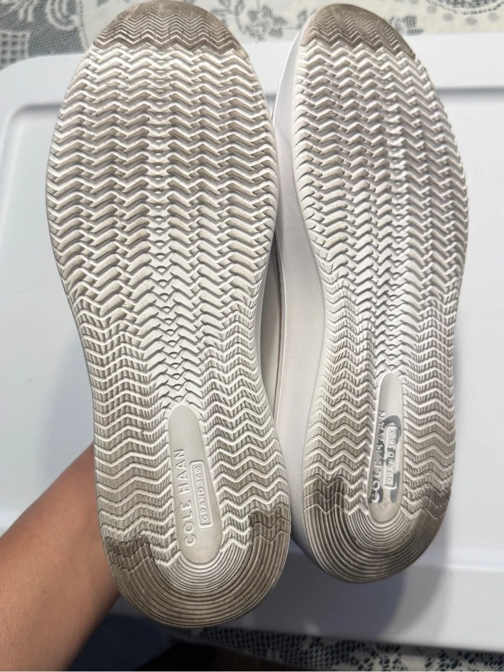 Cole Haan Grand Pro Topspin Women's White Leather Platform Sneakers 9B